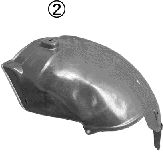 VAN WEZEL 3792435 -  Обшивка, колесная ниша